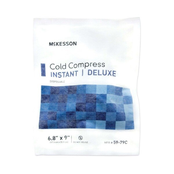 Mckesson Soft Cloth Disposable Instant Cold Pack, 6-4/5 x 9 Inch, 24PK 59-79C - main